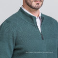 Wholesales Men'S Cardigan Sweater , Zippers Emeral Green Sweater From China Best Supplier